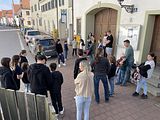 Alle pnktlich am Treffpunkt Schtzenheim